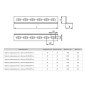 Профиль L-образный перфорир. 30х30 L3000 2мм INOX EKF ppl3030-3-2-INOX