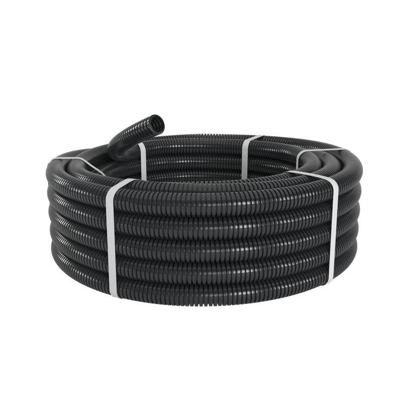 Труба гофрированная ПА 6 d23мм dвнутр.22.6мм dвнешн.28.5мм без протяжки безгалоген. (HF) RoHS HB черн. (уп.50м) DKC PA602329HB Труба гофрированная ПА 6 d23мм dвнутр.22.6мм dвнешн.28.5мм без протяжки безгалоген. (HF) RoHS HB черн. (уп.50м) DKC PA602329HB