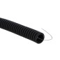 Труба гофрированная ПВХ d32мм с протяжкой черн. (уп.50м) Plast EKF tg-z-32-50-black Труба гофрированная ПВХ d32мм с протяжкой черн. (уп.50м) Plast EKF tg-z-32-50-black