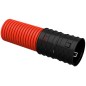Труба гофрированная двустенная ПНД жесткая d125мм (уп.6м) ELASTA IEK EA-TG13-2-1-2-125-006-K04