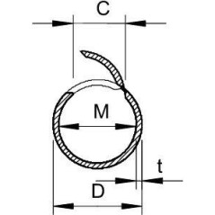 Труба ПВХ жесткая d20мм Quick-Pipe 2953 M20 LGR IP44 свет. сер. (дл.2м) OBO 2153912