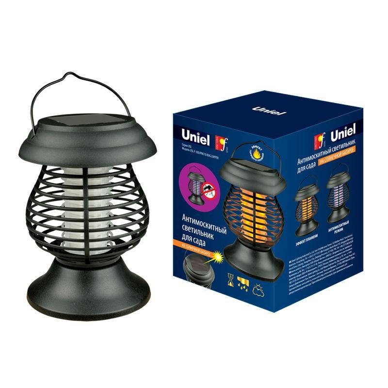 Светильник садовый USL-F-300/PМ310 BUG ZAPPER солнечная батарея 13 светодиодов эффект пламени и антимоскитный режим IP44 Uniel U Светильник садовый USL-F-300/PМ310 BUG ZAPPER солнечная батарея 13 светодиодов эффект пламени и антимоскитный режим IP44 Uniel U