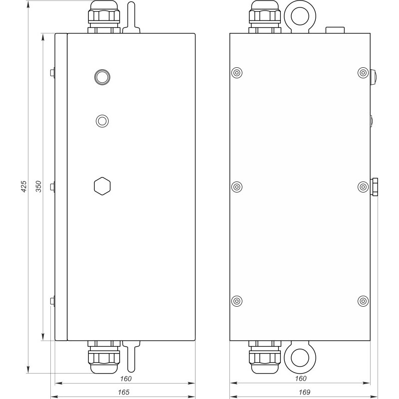 Блок аварийного питания БАП BS-STABILAR2-51-B6-UFO BOX IP65 (1.0-200Вт / - 190-260В) Белый Свет a30112