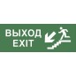 Этикетка самоклеящаяся 350х130мм "Выход/лестница вниз/фигура" SSA-101 INFO-SSA-109 ЭРА Б0048478 Этикетка самоклеящаяся 350х130мм "Выход/лестница вниз/фигура" SSA-101 INFO-SSA-109 ЭРА Б0048478