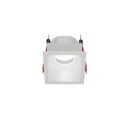 Рамка для модульного светильника FLEX 50 10 85х85х65 квадратная встраив. утопленная поворотная RAL9010 VARTON V1-R0-00435-10006-