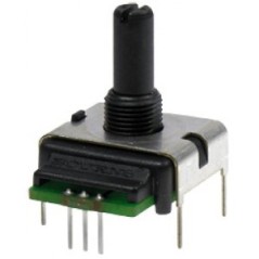 Mechanical Encoder Rotary Incremental Flat 2.25oz-in Straight Gray Digital Square Wave Panel Mount P
