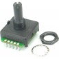 Mechanical Encoder Rotary Absolute Plain with Slot 2.5oz-in Straight Gray Digital 128PPR Bracket Mou