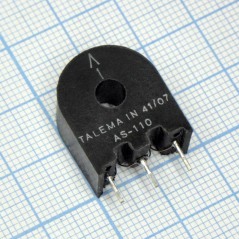 Датчик тока 30A, 1:50CT, 20-200kHz, 1 обмотка с отводом от средней точки