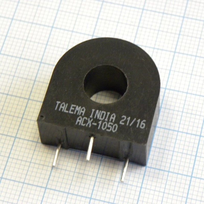 Датчик тока 50A, 2500:1, 50/60Hz, 1 обмотка, 1%