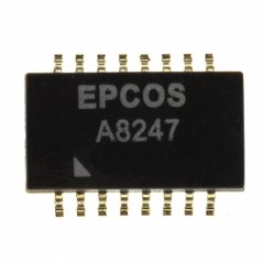 Телекоммуникационный трансформатор, 10/100Base-T 1CT:1CT, 16 выводов, 12.7x6.9x5.6mm