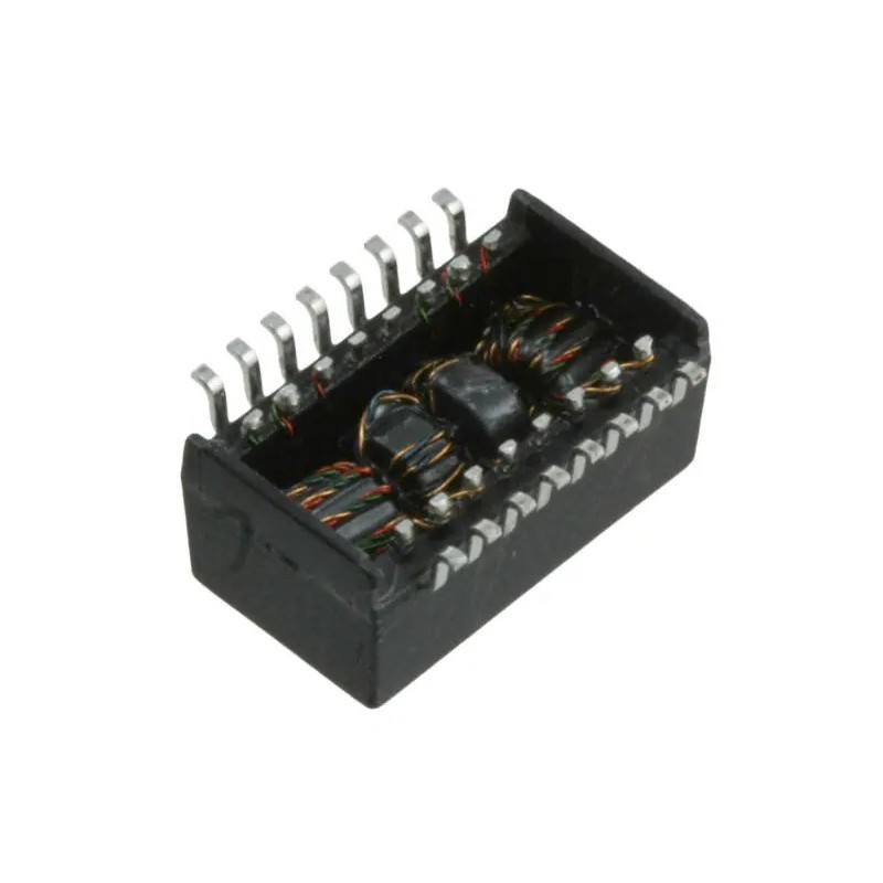 Телекоммуникационный трансформатор, 1:1 0.65Ohm Prim. DCR 0.65Ohm Sec. DCR 16Term. Gull Wing SMD