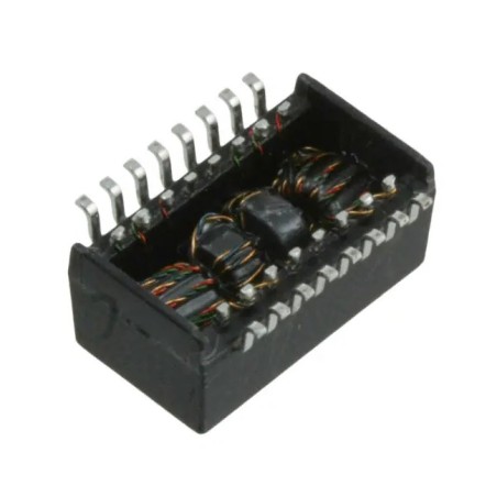 Телекоммуникационный трансформатор, 1:1 0.65Ohm Prim. DCR 0.65Ohm Sec. DCR 16Term. Gull Wing SMD