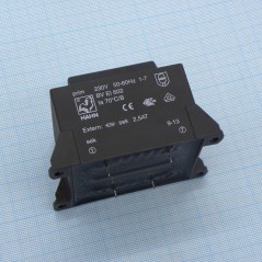 Трансформатор питания 28ВА  230В 2x15В  2x934мА 70/B (30)