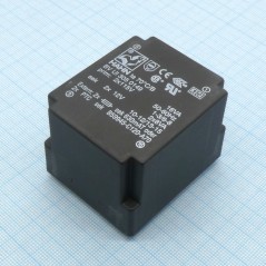 Трансформатор питания 16ВА 2x115В, 2x12В, 2x666мА 70/B