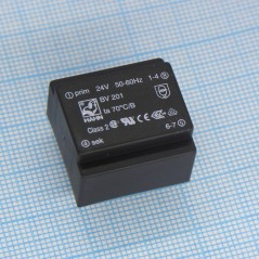 Трансформатор питания 0.35ВА  230В 2x9В 2x19мА  ta 70 C/F (EE 20/6)15мм.