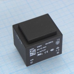 Трансформатор питания 2.1ВА  230В 21В/100мА ta 70 C/F (EI 30/15.5)27.0мм