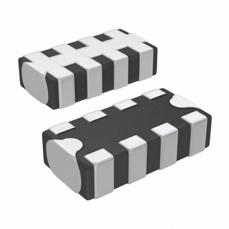 EMI фильтр, сборка из 4-х емкостей 100pF ±20%, 200mA, 25Vdc, 1000Mohm