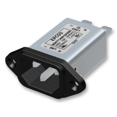 Фильтр IEC 15A, 250B, X2-0.1uF, Y2-2x2200pF, Lr-2x0.09mH, Ileak-0.173mA