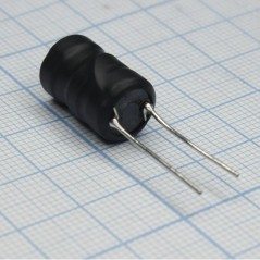 Индуктивность проволочная, радиальная, на ферритовом сердечнике 56uH 10% 1KHz 3.4A 68mOhm DCR (россыпь)