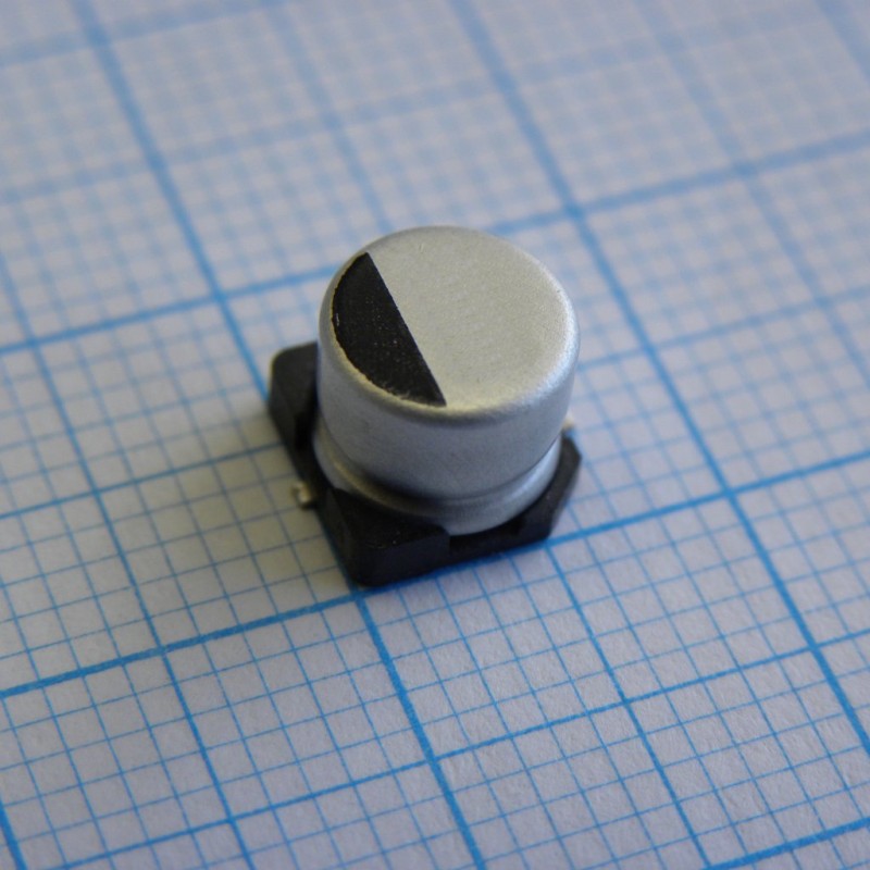 конденсатор электролитический CE-25-47 /6.3*5.4/105°