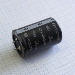 С защёлкиваемыми выводами 63V  10000uF ±20%, стандартные, 2000часов, -40...+105°С