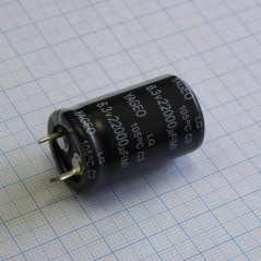 С защёлкиваемыми выводами 6V  22000uF ±20%, стандартные, 2000часов, -40...+105°С