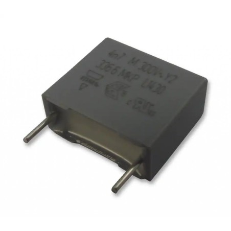 Пленочный конденсатор Y2 4700пФ 1000VDC/300VAC ±20% 12,5х5х11мм 105°C