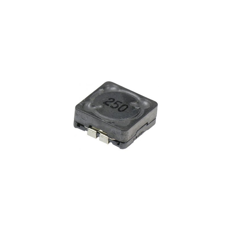 SMD индуктивность проволочная, на ферритовом сердечнике, экранированная 25uH 20% 1KHz Ferrite