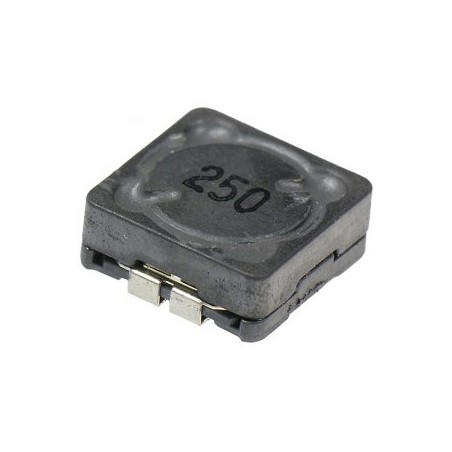 SMD индуктивность проволочная, на ферритовом сердечнике, экранированная 25uH 20% 1KHz Ferrite