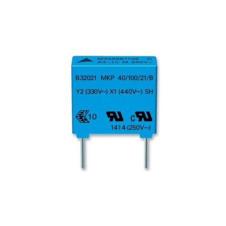 MKP Y2 0.0068мкФ ±20% 300В  (13x5x11mm) e:10mm  110°C (лента в коробке)