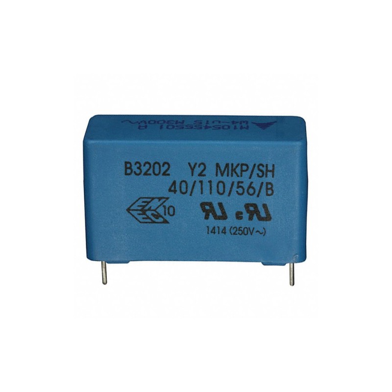 0.22мкФ ±20% 300В e:27.5mm (11x19x31.5mm) max 110°C / Y2 class / MKP / bulk помехоподавляющий кондесатор
