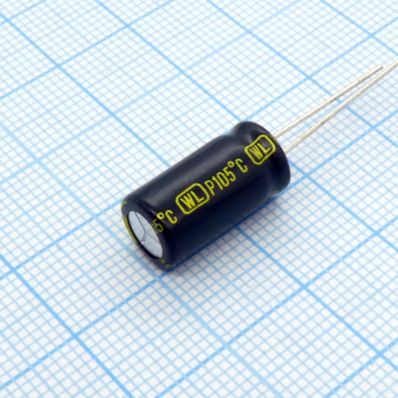 Конденсатор радиальный 680мкФ 16В 8*16 -55°+105°