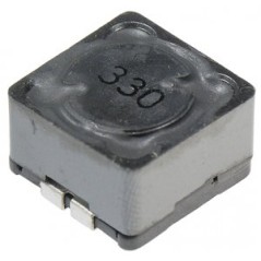 SMD индуктивность проволочная, на ферритовом сердечнике, экранированная 33uH 15% 1KHz 23Q-Factor Ferrite 2.8A 62mOhm