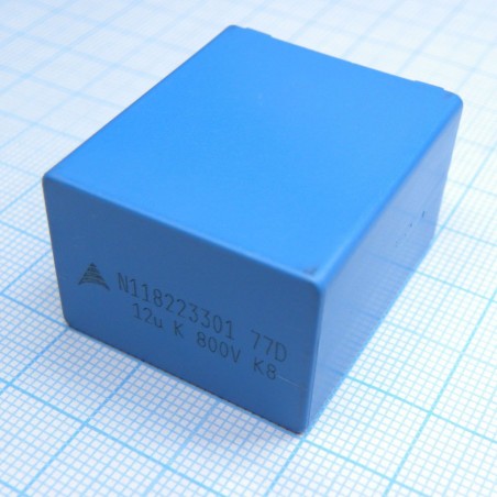 MKP 800V DC 12uF ±10% e:27.5mm 22 x 36.5 x 31.5mm