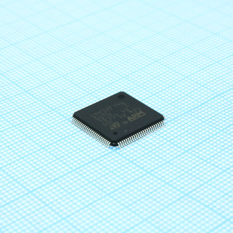 Микроконтроллер STMF 32-бит ядро ARM Cortex M7 RISC 1024кБ Флэш-память 1.8В/2.5В/3.3В