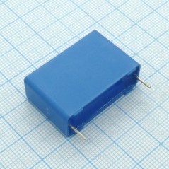 Конденсатор металлоплёночный полипропиленовый 0.33мкФ 1000В ±5% (31.5 X 11 X 21мм) шаг выводов 27.5мм 110°С автомобильного приме