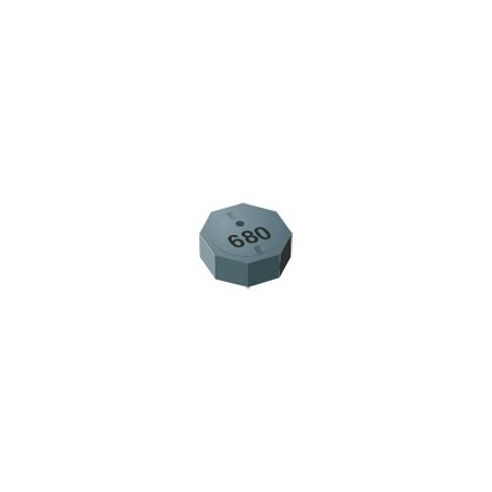 SMD индуктивность проволочная, на ферритовом сердечнике, экранированная 10uH 30% 100KHz 18Q-Factor Ferrite 1.8A 63mOhm DCR T/R