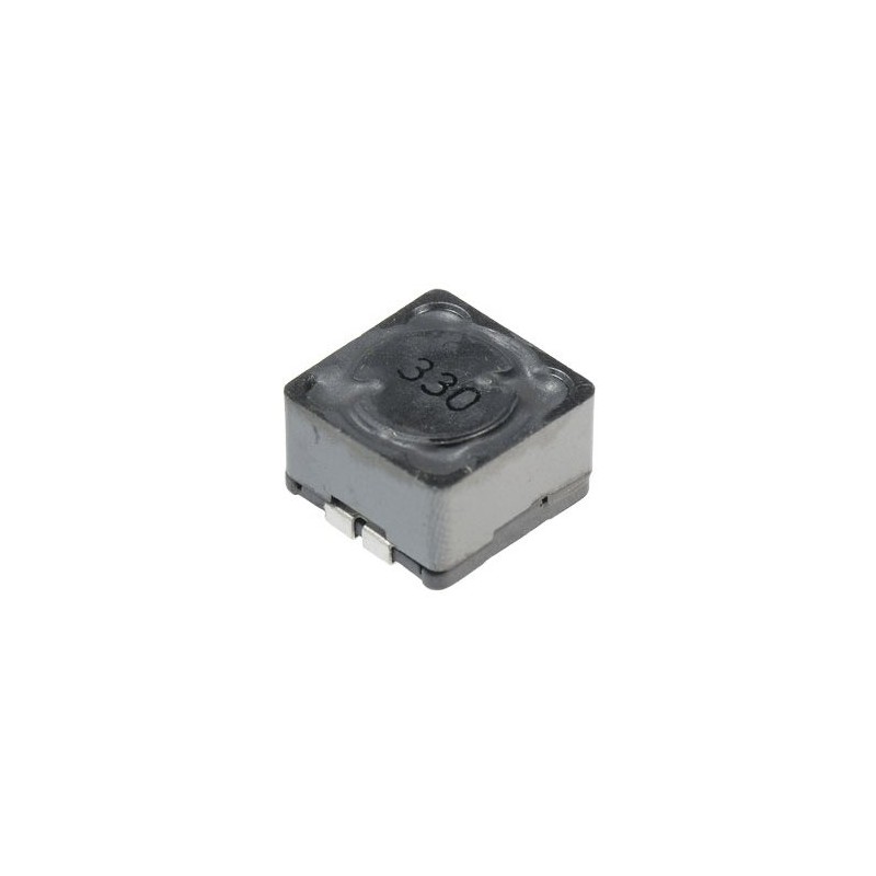 SMD индуктивность проволочная, на ферритовом сердечнике, экранированная 220uH 10% 1KHz 13Q-Factor Ferrite 1.1A 380mOhm