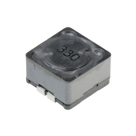 SMD индуктивность проволочная, на ферритовом сердечнике, экранированная 220uH 10% 1KHz 13Q-Factor Ferrite 1.1A 380mOhm