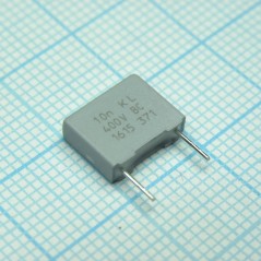Пленочный конденсатор 0,01мкФ 400VDC/220VAC ±10% 10х3х8мм 105°C