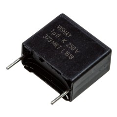 Пленочный конденсатор 1мкФ 250VDC/160VAC ±10% 17,5х8,5х15мм 105°C