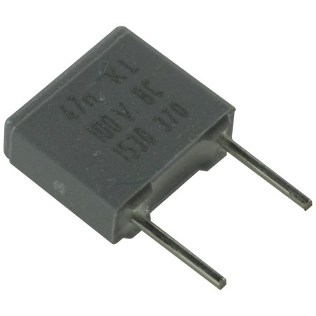 Пленочный конденсатор 0,047мкФ 100VDC/63VAC ±10% 7,2х2,5х6,5мм 105°C