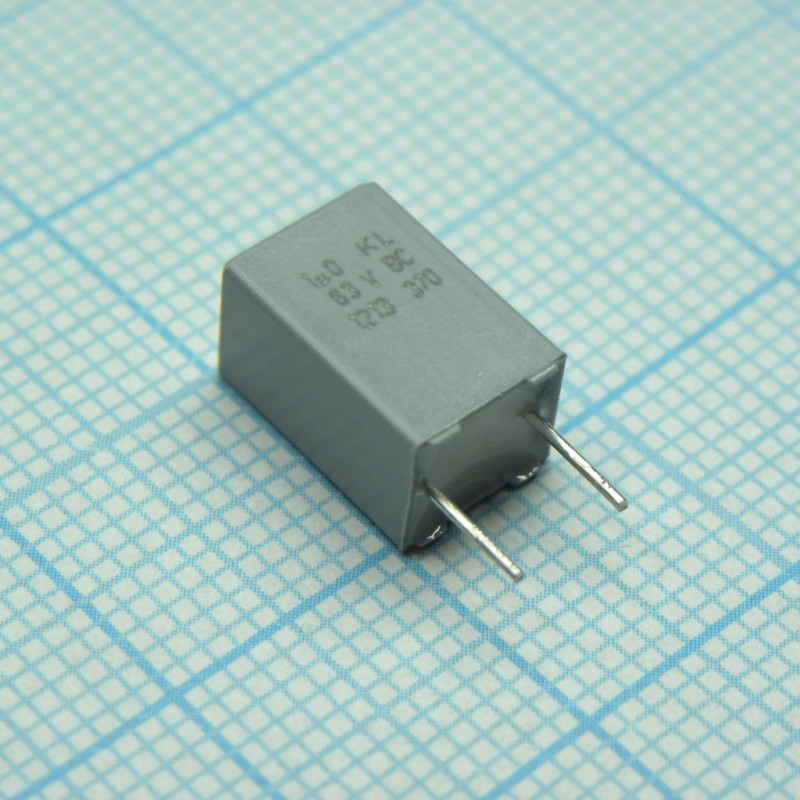 Пленочный конденсатор 1мкФ 63VDC/40VAC ±10% 7,2х6х11мм 100°C