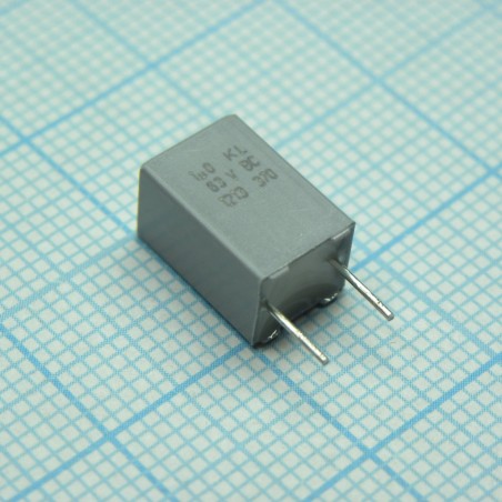 Пленочный конденсатор 1мкФ 63VDC/40VAC ±10% 7,2х6х11мм 100°C