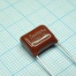 Конденсатор металлоплёночный полиэтилентерефталатный 0.1мкФ 100В ±10% (13х7х10мм) шаг выводов 10мм 85°С россыпь