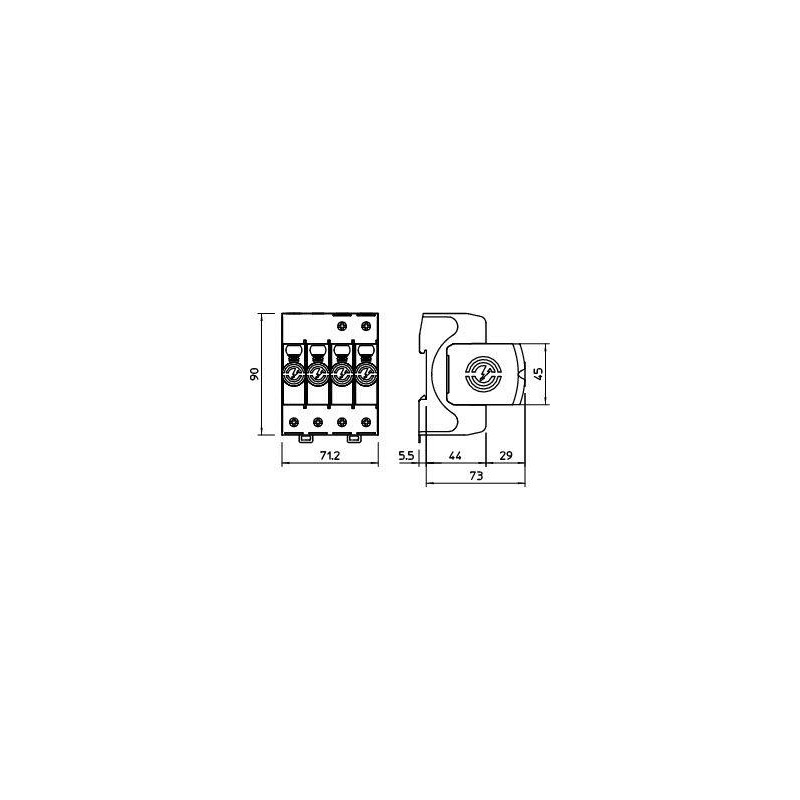 Устройство защиты от импульсных перенапр. УЗИП 280В SurgeController V20-3+NPE-280 3 пол. OBO 5095253 Устройство защиты от импульсных перенапр. УЗИП 280В SurgeController V20-3+NPE-280 3 пол. OBO 5095253
