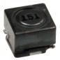 SMD индуктивность проволочная, на ферритовом сердечнике, экранированная 150uH 10% 1KHz 21Q-Factor Ferrite 300mA 1Ohm