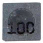 Катушка индуктивности силовая проволочная экранированная 10мкГн ±30% 100кГц 18Q-Фактор феррит 650мА 280мОм по постоянному току л