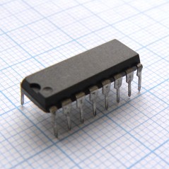декодер 8 в 3 CMOS   КМОП кристалл, DIP16