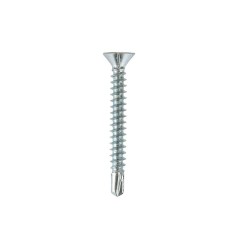Саморез оконный сверло 3.9х32 бел. цинк Kranz 1504-3932-1